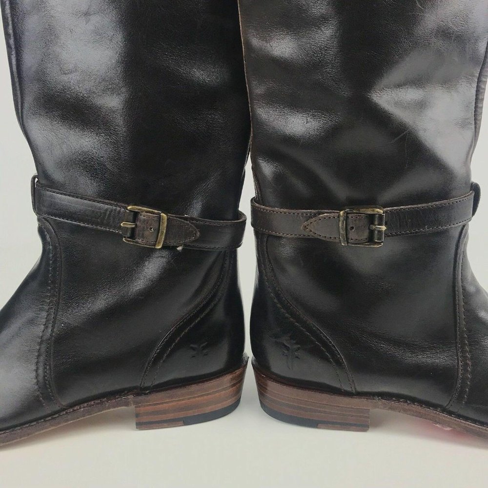 Frye Womens Boots Tall Dorado‎ Riding Leather - Picture 5 of 8